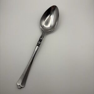 Orleans Silver Stainless Serving Spoon Cherie Pattern